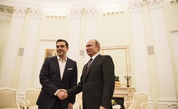 Встреча Ципраса и Путина